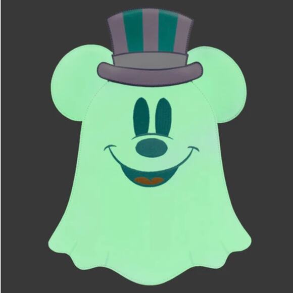 Loungefly Pastel Ghost Mickey Mouse Glow-in-the-Dark Mini Backpack main image 16